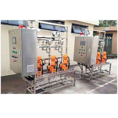 Automatic integrated stainless steel 304 pp material sodium hypochlorite chemical solution dosing system