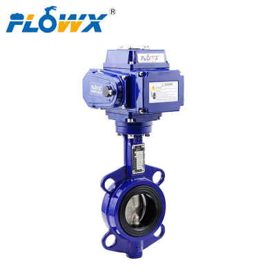 DN150 Price Electric Motorized Butterfly Valve With Cast Iron Disc