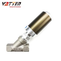 SS304 Sanitary Full Stainless Steel Female Thread Angle Seat Valve