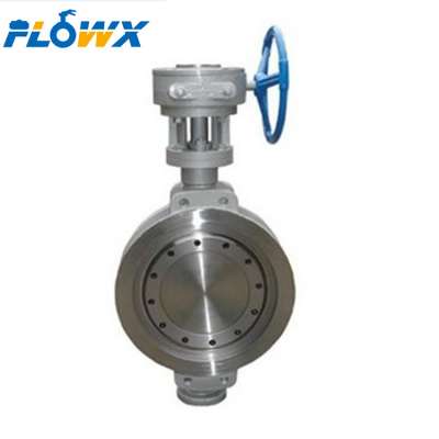 Worm Gear Wafer Triple eccentric Butterfly Valve