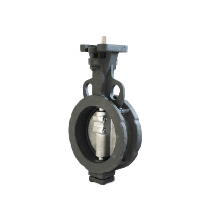 Stainless steel 304 316L High Performance Double Eccentric Wafer  Butterfly Valve